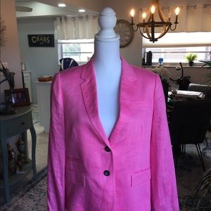 J crew linen blazer